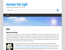 Tablet Screenshot of journeysintolight.org